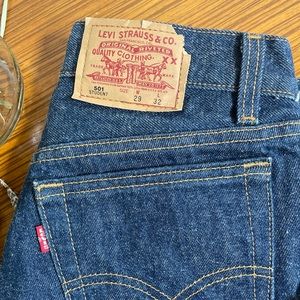 90s Levis 501 student XX WPL 423 made in USA 29x32